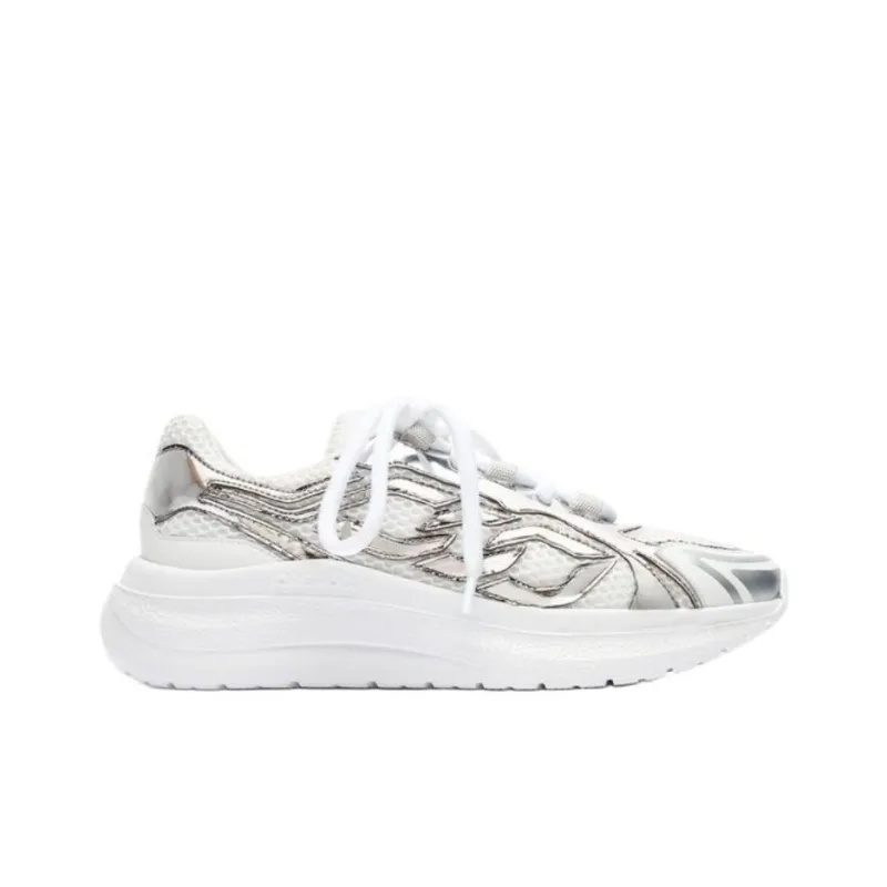 Casadei Wave Pattern Platform Sneakers Women's-1
