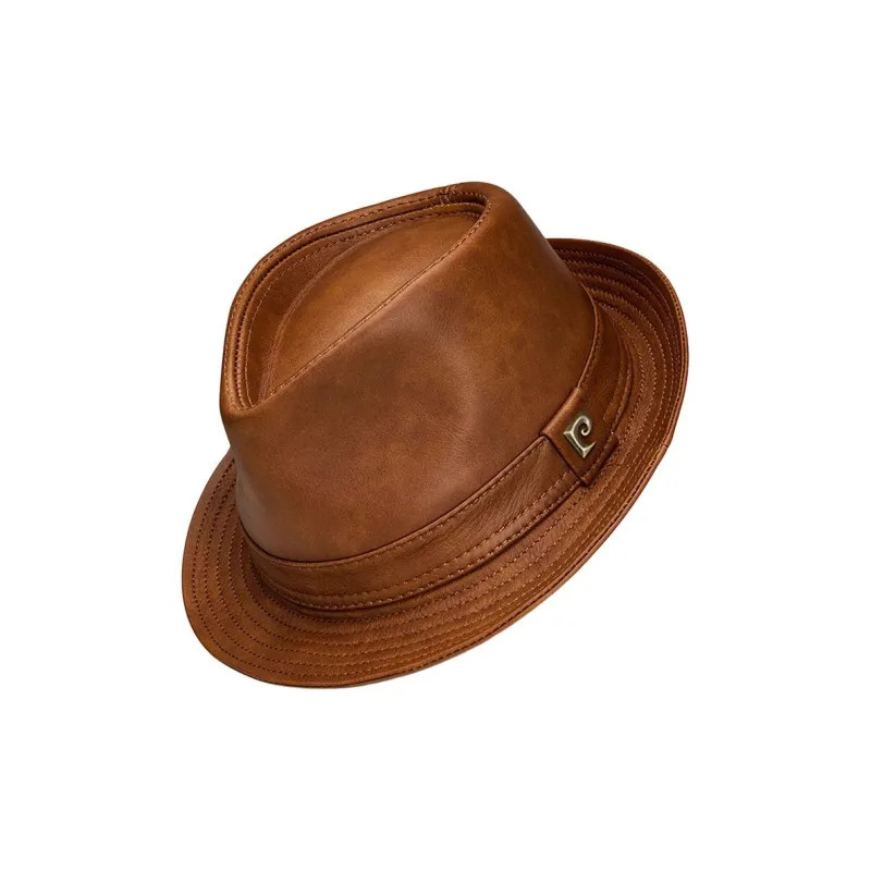 PIERRE CARDIN Cow Leather Top Hats Men's-3