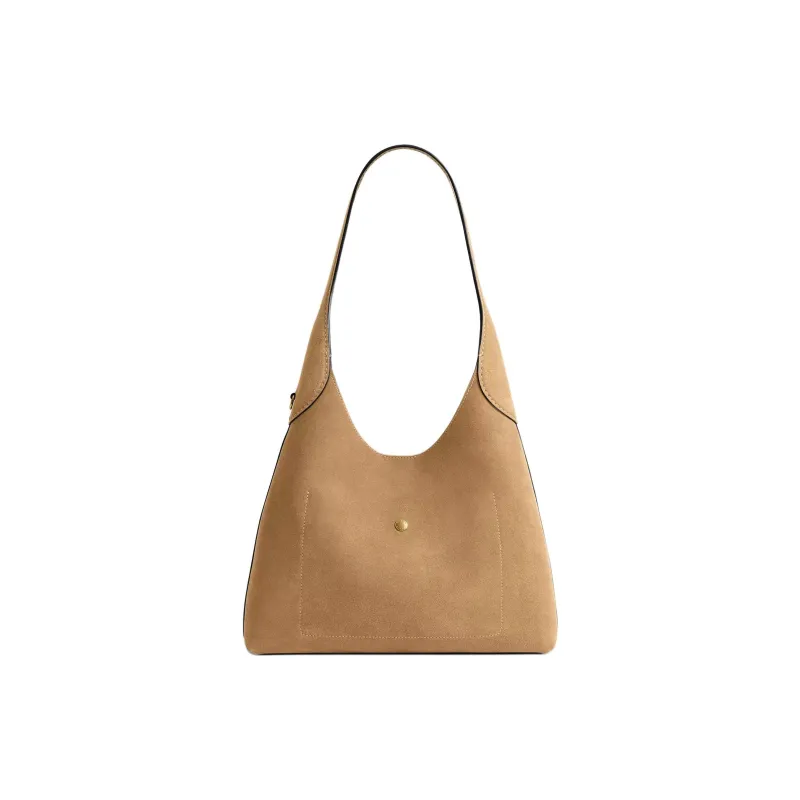 COACH Brooklyn Suede Tote Bag, Shopping Bag, Shoulder Bag Tubas Women's Sand-2