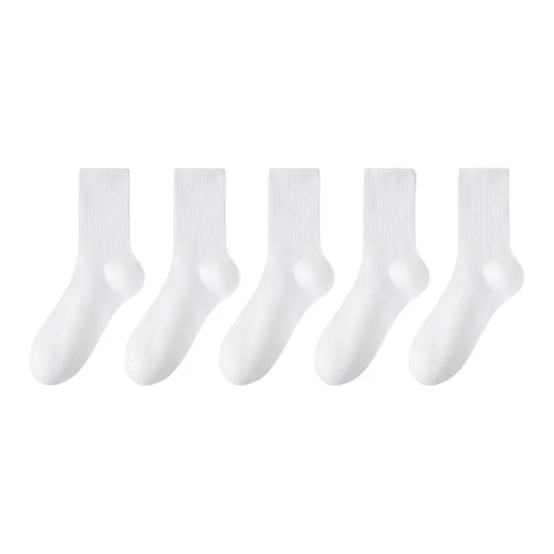 Urban Beauty Mid-Calf Socks Unisex 5 Pack-30
