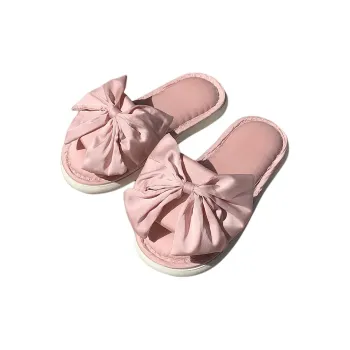 Thin Strips Home Slippers Women's Pink