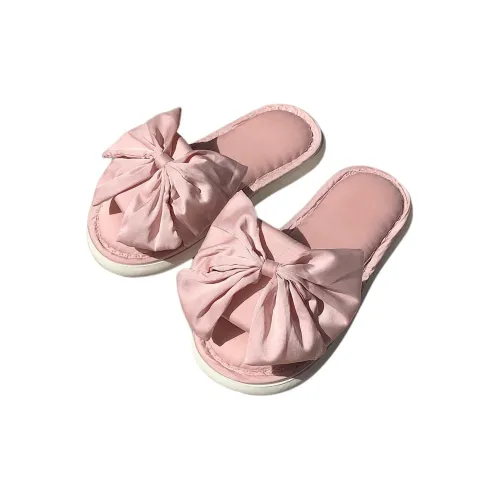 Thin Strips Home Slippers Women's Pink