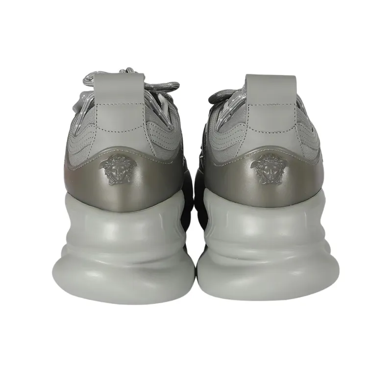 FANSIZHE Chain Reaction Low Top Casual Shoes Men's Brown-3