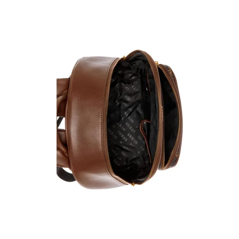 GUESS Keith Collaboration Artificial Leather Backpack Men's Brown-5