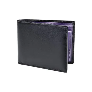 ETTINGER Calfskin Wallet Men's Black