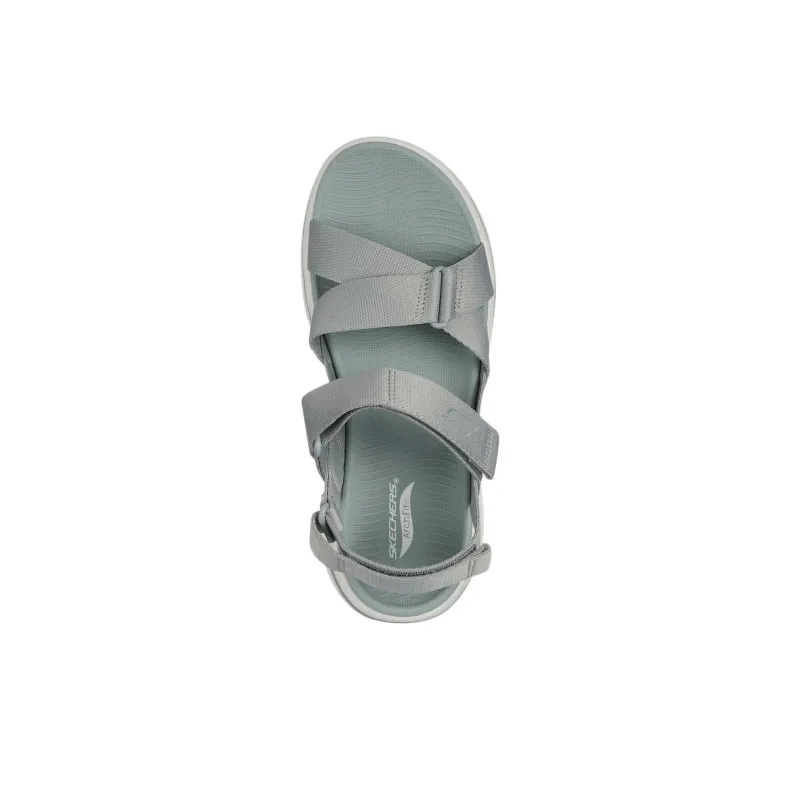 Skechers Go Walk Arch Fit Beach Sandals Women's Gray-3