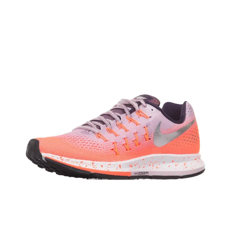 Nike Air Zoom Pegasus 33 Anti Slip Wear Resistant Low Top Running Shoes Women's Fuchsia-2