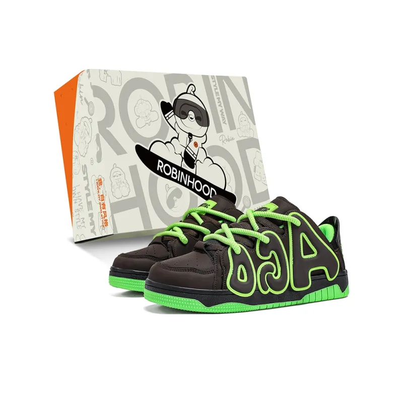 ROBINHOOD Low Top Skateboard Shoes Unisex Box Included-30