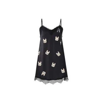 O'MESIK Nightgown Women's Black