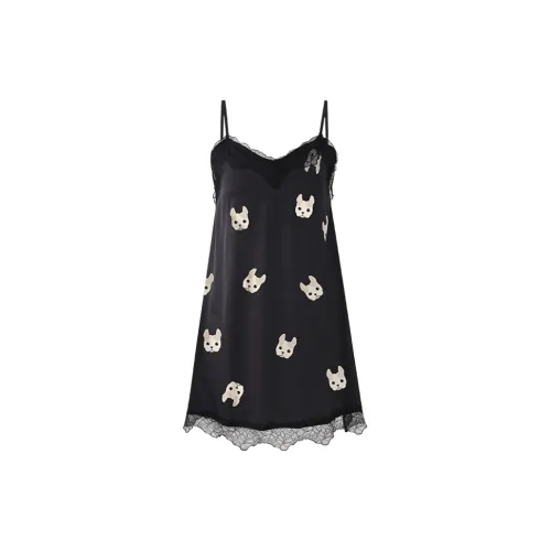 O'MESIK Nightgown Women's Black