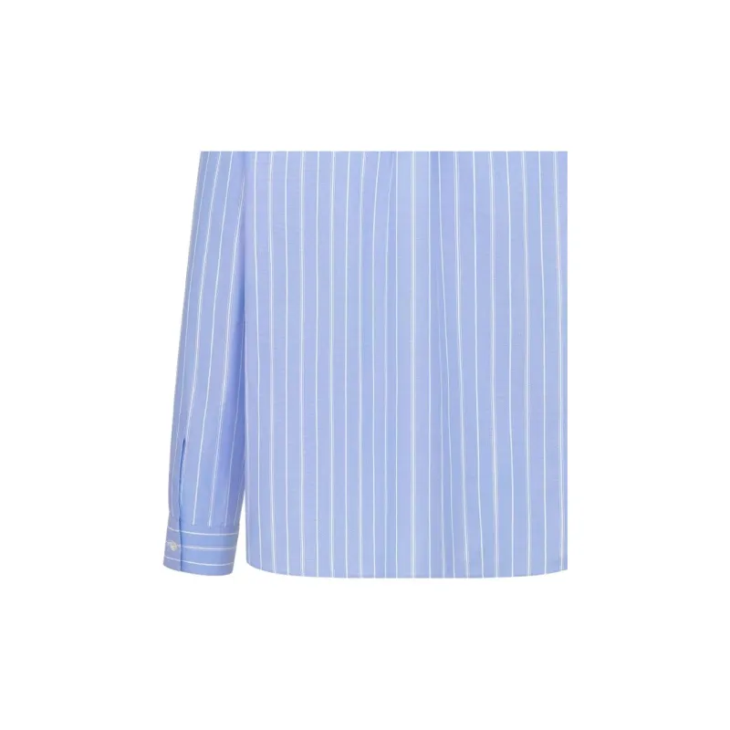 DIOR SS25 Summer Men's Clothing Collection Shirt Men's Blue-2
