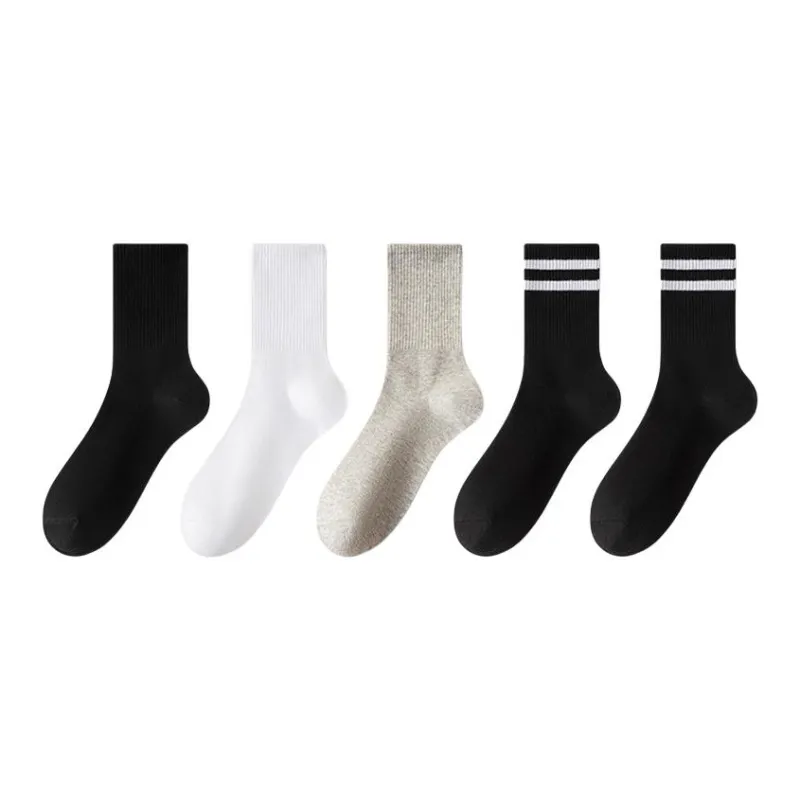 Urban Beauty Mid-Calf Socks Unisex 5 Pack-0