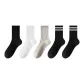 Pure Black+Pure White+Pure Gray+2 Black Dual Rods