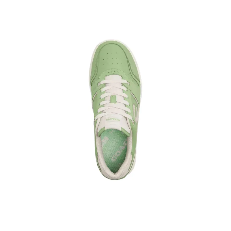 COACH Soho Low-Top Skateboard Shoes Women's Green-2