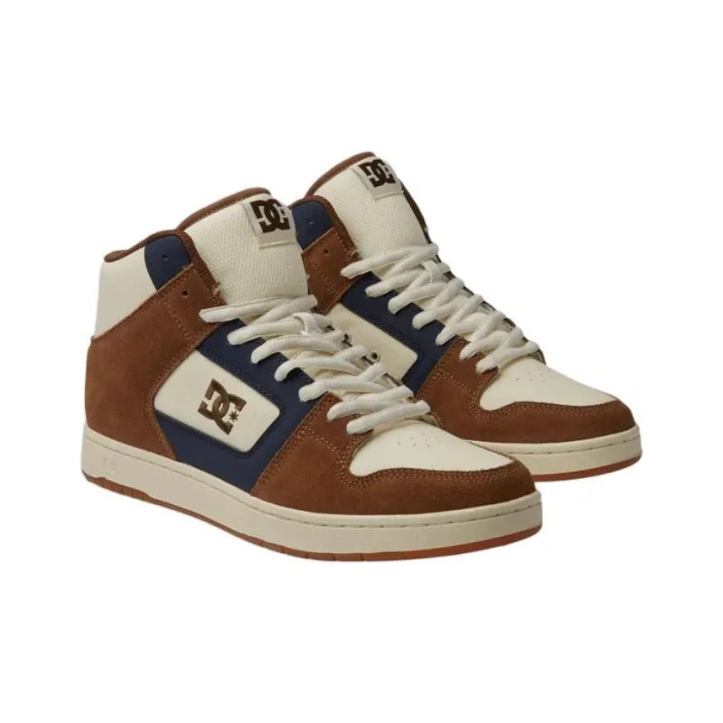 DC Shoes MANTECA 4 HI High-Top Skateboard Shoes Men's Brown-2