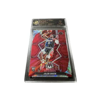 PANINI Rockets Jalen Green Red Ripple Fold Holographic Card RPA High Score Player Card Rare Card Graded Cards 1 Pc