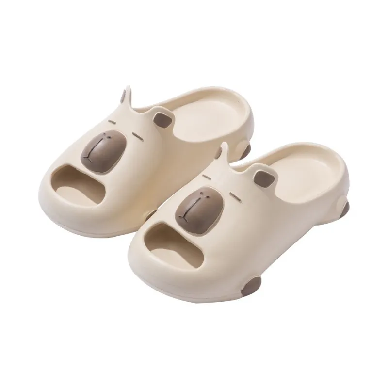 ECAC Men's Summer Indoor Home EVA Slip Resistant Bathroom Squashy And Bouncy Feeling Slippers-5