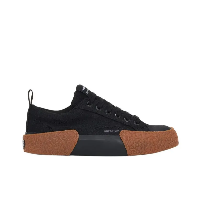SUPERGA Zapatilla 2660 Low-Top Skateboard Shoes Unisex Black-1