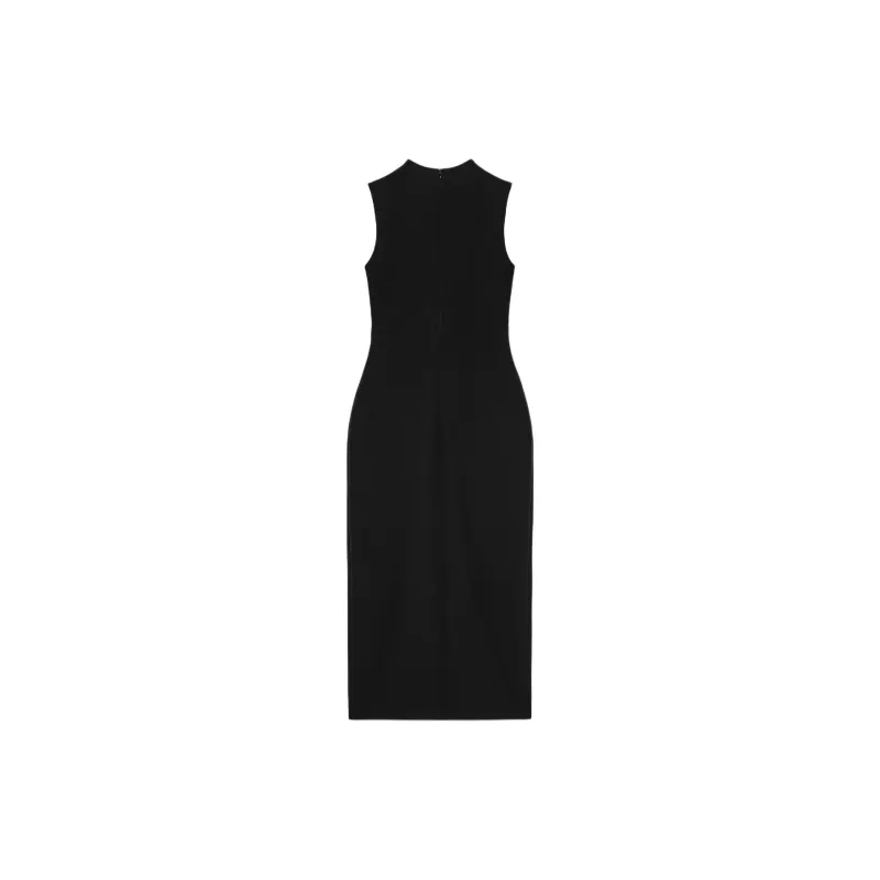 ZARA Sleeveless Dress Women's Black-1