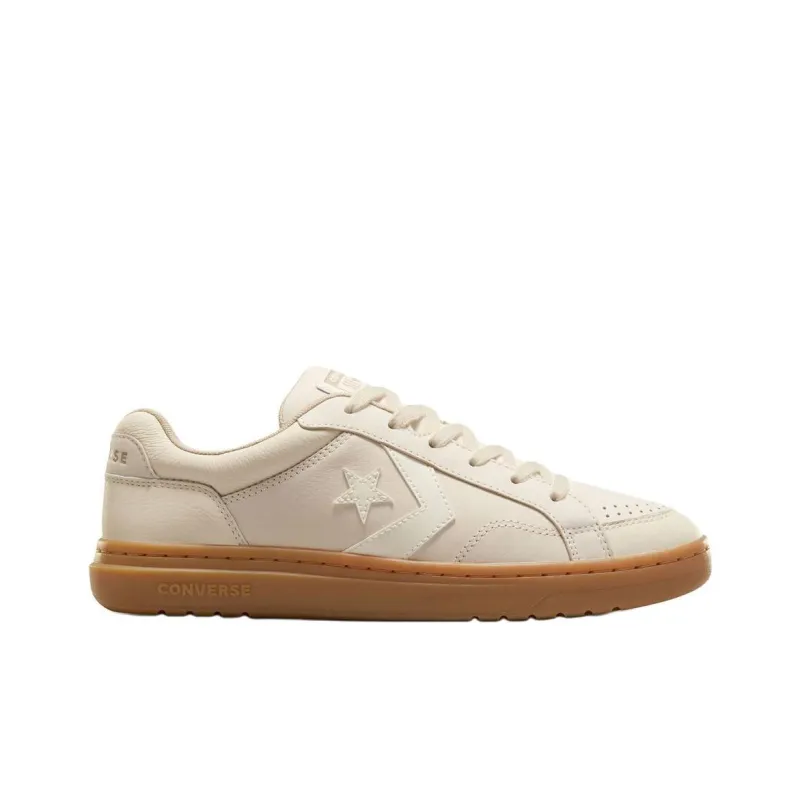 Converse Pro Blaze Classic Anti Slip Wear Resistant Low Top Skateboard Shoes Unisex Beige-1