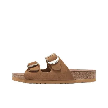 Skechers CALI Slip Resistant Abrasion Resistant Slide Slippers Women's Chestnut