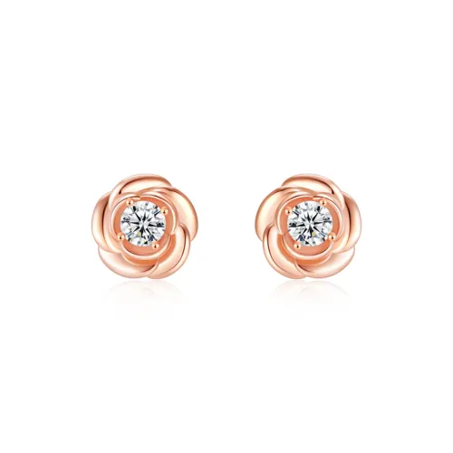 CHAOHONGJI S925 Silver Stud Earrings Women's