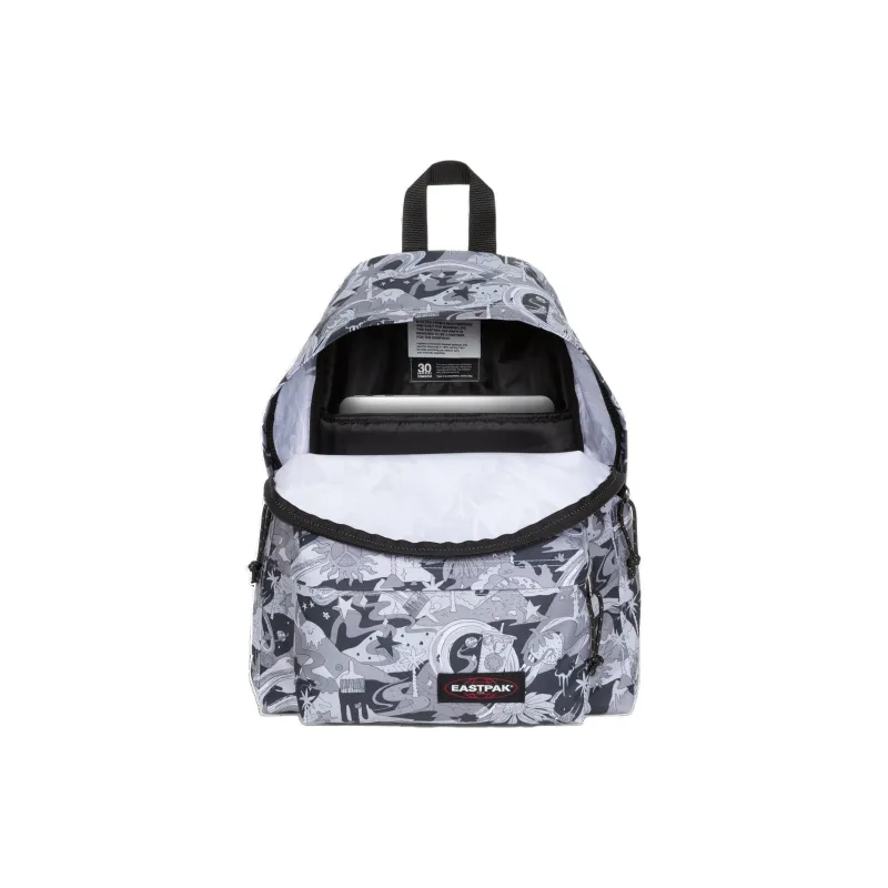EASTPAK Polyester Backpack Medium Size Unisex Gray-2