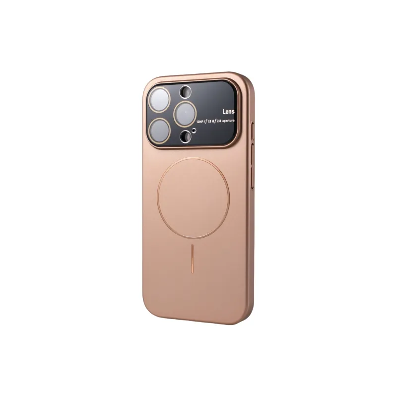 DEPA PC Material Fully Enclosed Large Lens Window Phone Cases Compatible With Apple 12/13/14/15/16 Series Minimalist-0