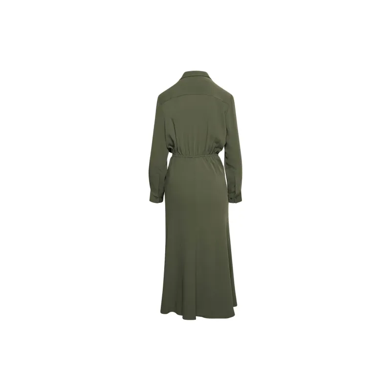 ARITZIA Babaton Abbey Dress Long-Sleeved Dresses Women's Dark Olive-1