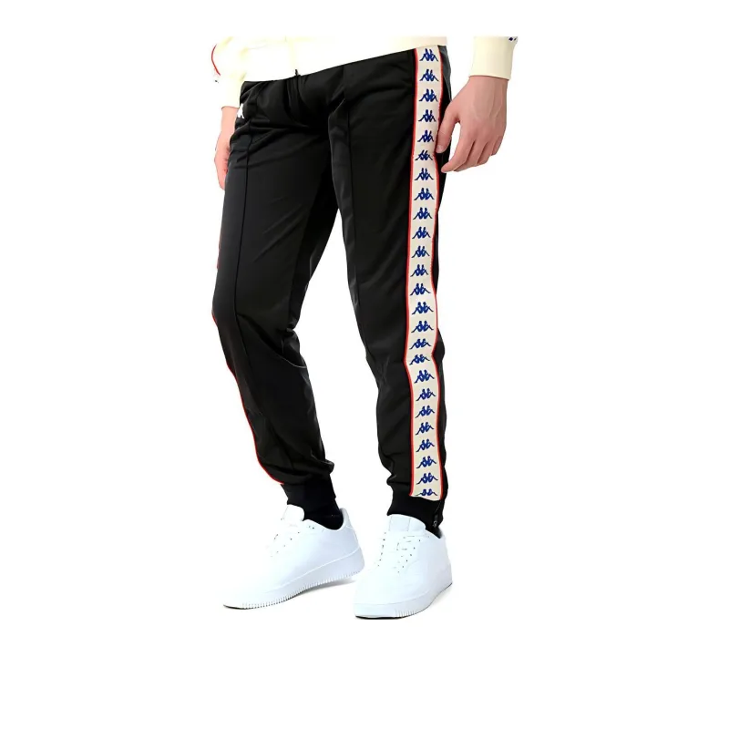 Kappa Knitted Sports Pants Men's Black-4