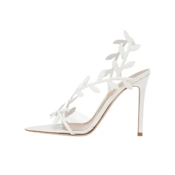 GIANVITO ROSSI Flavia Strap Sandals 10.5cm Women's White