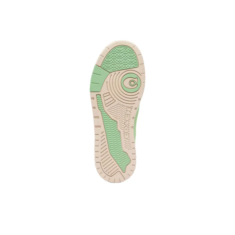 COACH Soho Low-Top Skateboard Shoes Women's Green-4