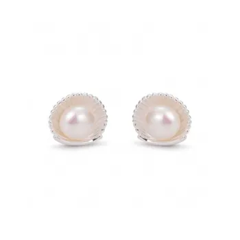 Love Pearl Stud Earrings Women's