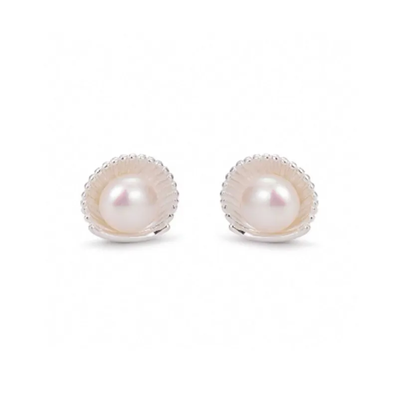 Love Pearl Stud Earrings Women's-0
