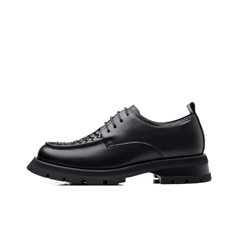 JIETEGONGYANG Casual Shoes Men's Black-0