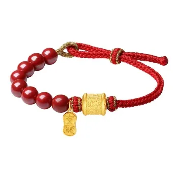 SHARK BABY Reconstructed Cinnabar Bracelets Women's