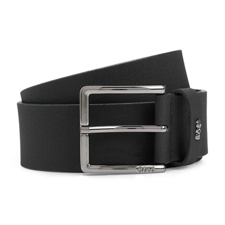 HUGO BOSS Logo lettering Leather Belt-0