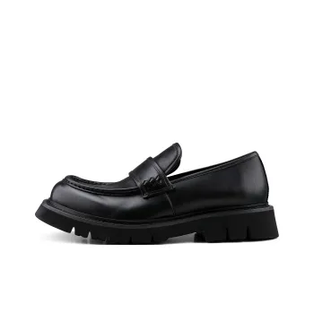 HANQIAORIJI Black Blood Series Loafers Unisex Black