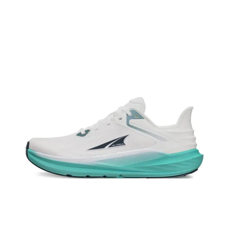 Altra Anti Slip Wear Resistant Low Top Running Shoes Women's White Green-1