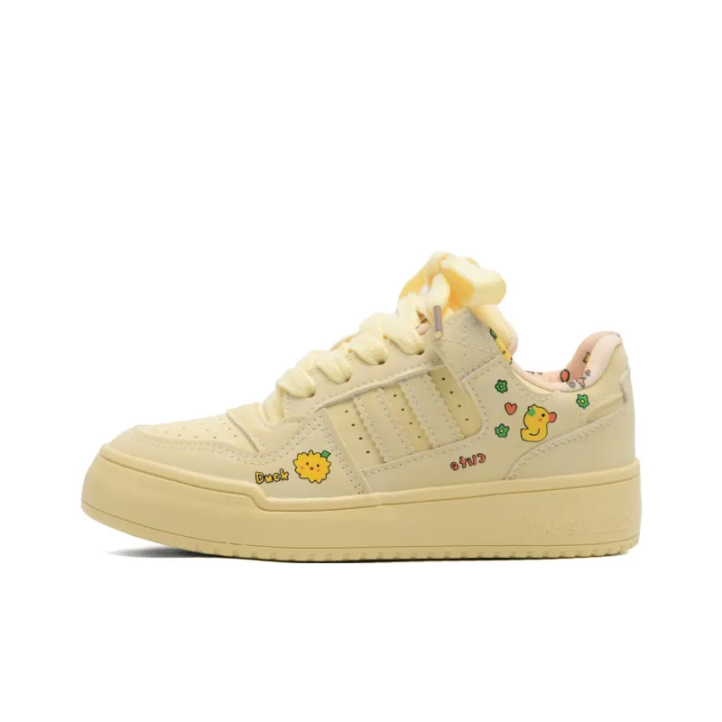 ABCIO Slip Resistant Waterproof Cushioning Height Increasing Low Top Skateboard Shoes Women's-1