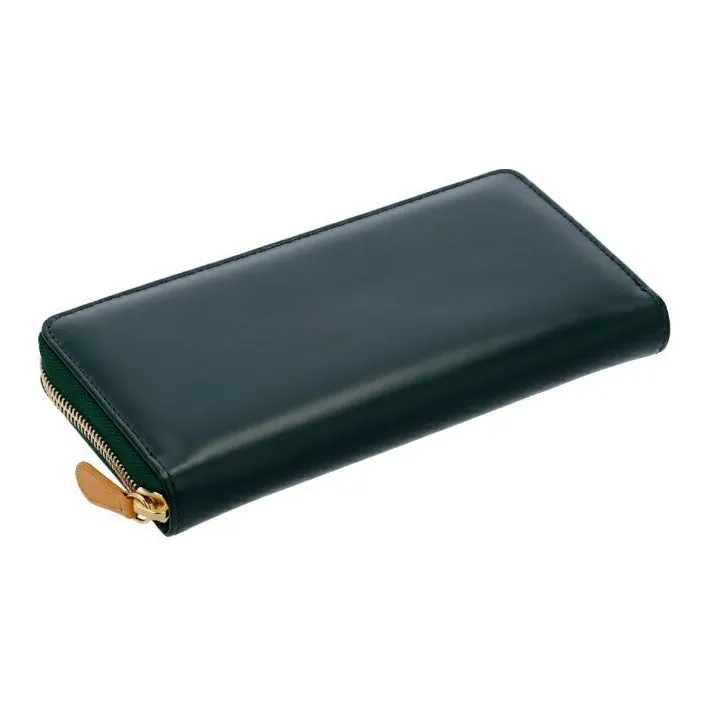 ETTINGER Leather Wallet Men's Green & Yellow-1