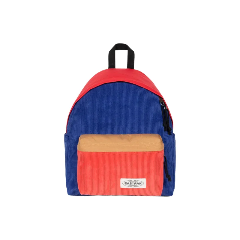 EASTPAK Polyester Backpack Medium Size Unisex Blue & Orange-0