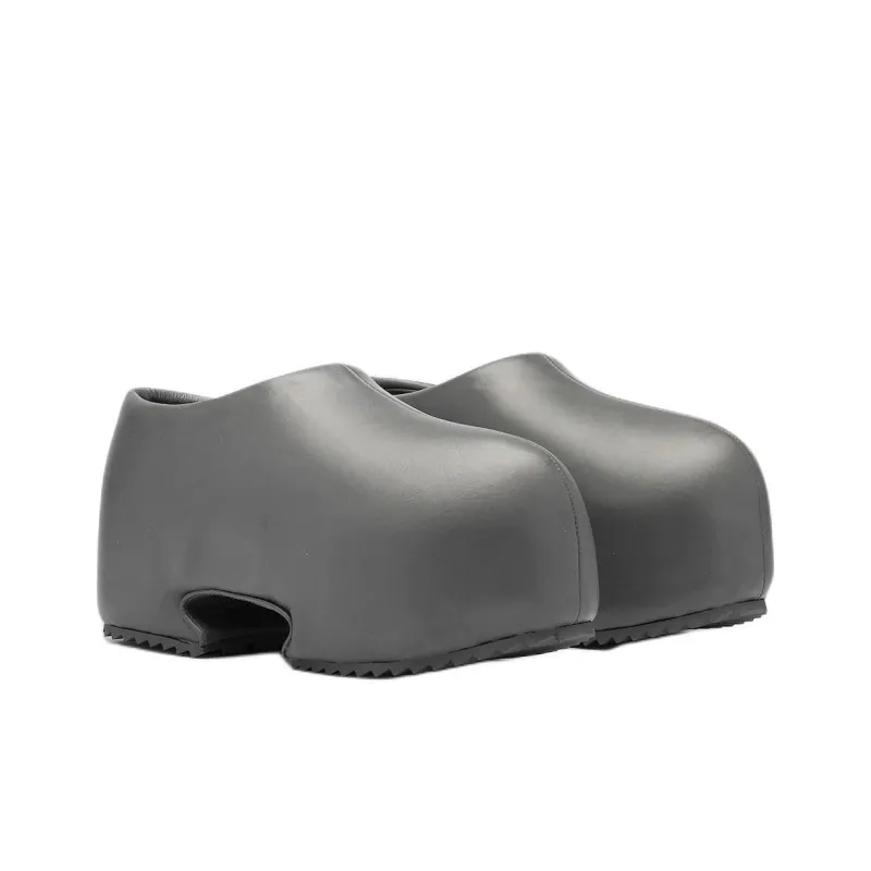 YUME YUME Wrap-toe Slippers Unisex Gray-2
