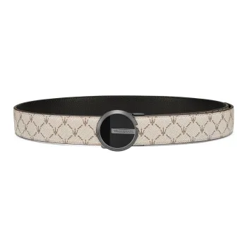 Maserati PVC Leather Belts Men's 3.55cm