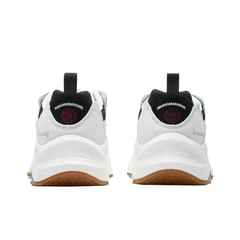 Le Coq Sportif Anti Slip Wear Resistant Low Top Casual Shoes Women's White Red-2