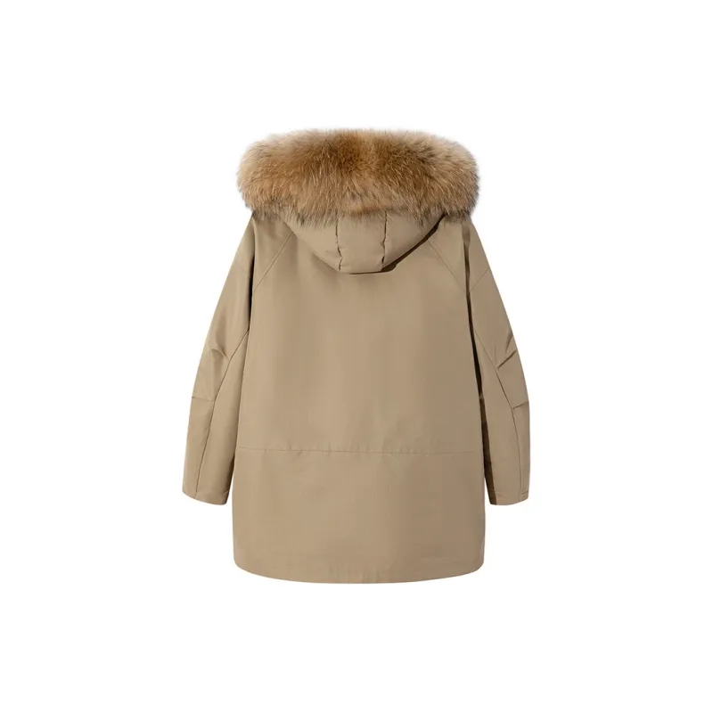 Ouyang Cropped Coats Women's-7