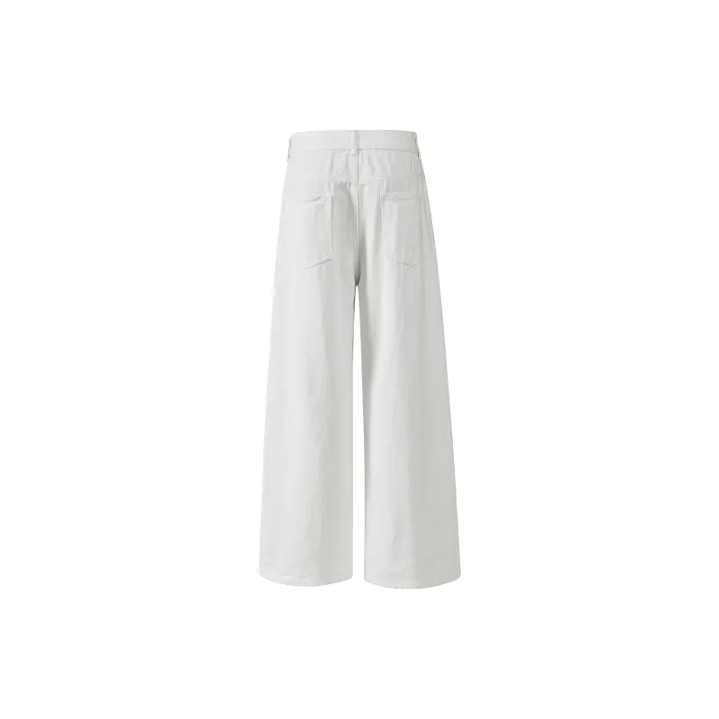 KM Jeans Unisex White-1