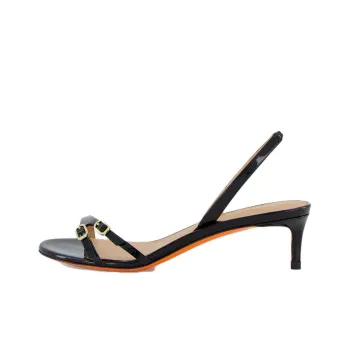 Santoni Slide Slippers Women's Black