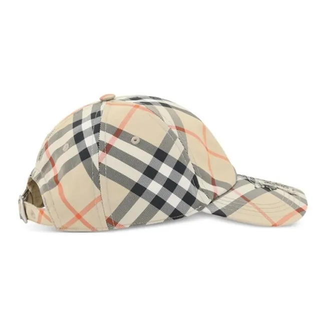 Burberry Polyester Baseball Caps Men's Brown-1