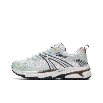 Kappa Back to Back Anti Slip Wear Resistant Low Top Chunky Sneakers Women's Green Blue